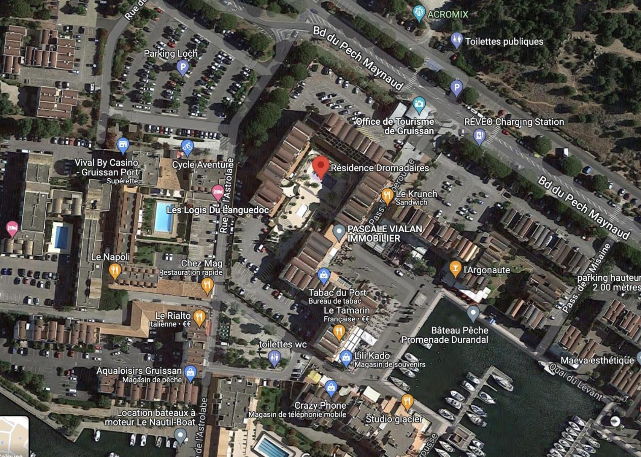 Gruissan-Port-T2-2Chambres-5Pers-43M2-Climatise-Parking-Valerie Bagian luar foto